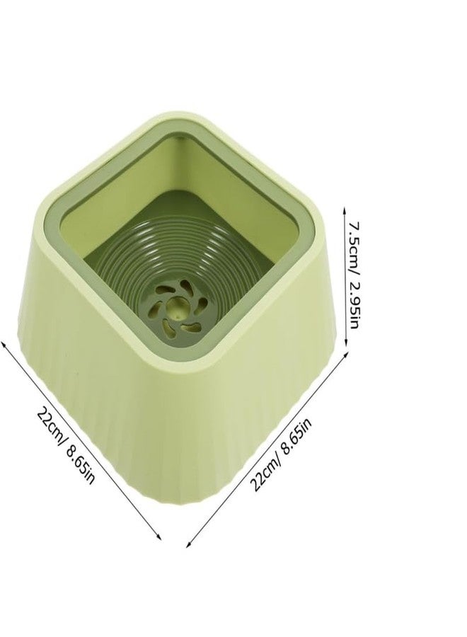 KittuPet وعاء طعام للقطط من كيتوبيت مانع للانزلاق بتصميم عظمة سمكة بلاستيكية - Image 2